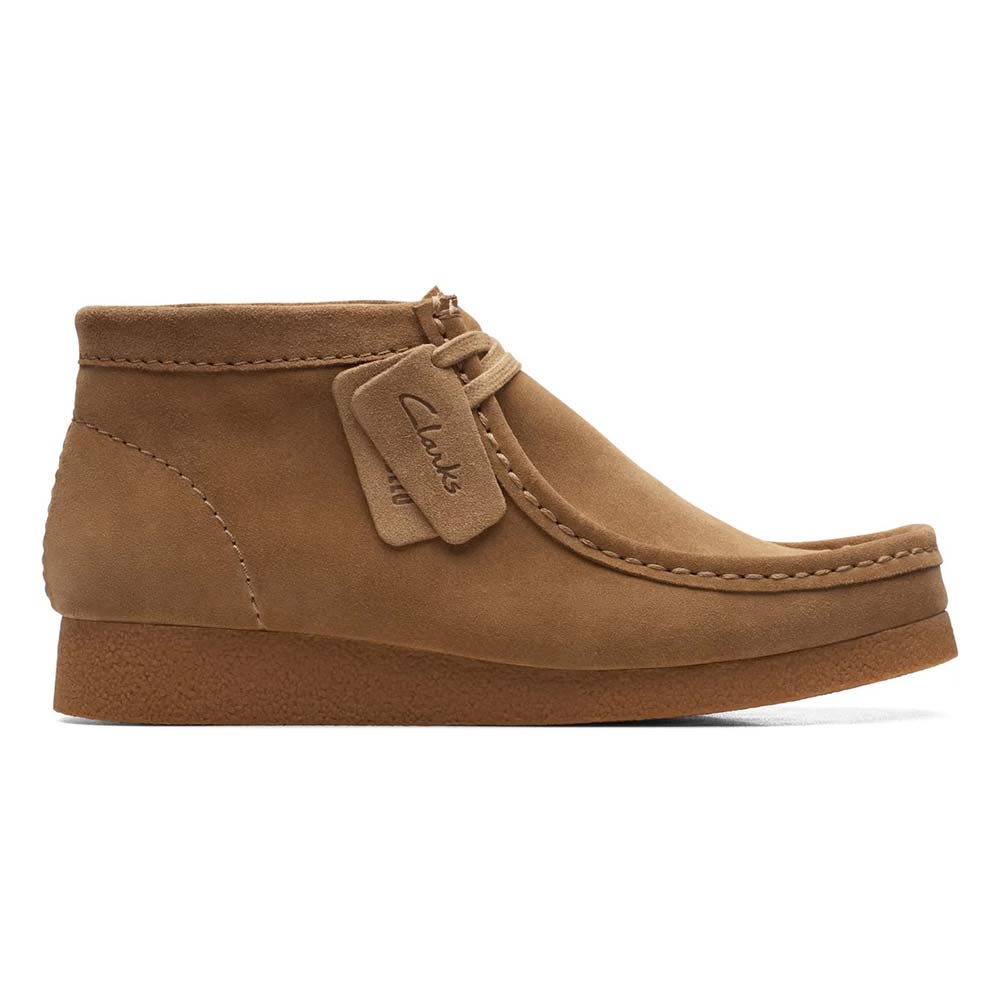 クラークス ワラビーエヴォブーツ Clarks WallabeeEVO Bt ダークサンドスエード メンズ シューズ 26172824