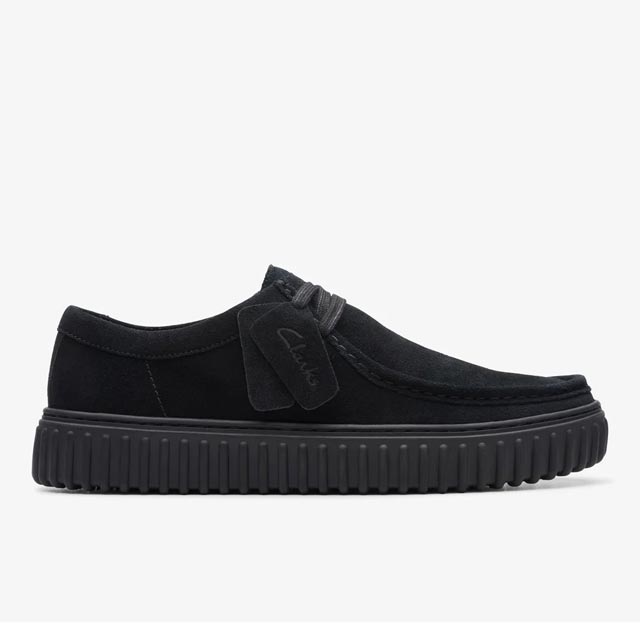クラークス トーヒルロー Clarks Torhill Lo ブラックスエード メンズ シューズ 26172019