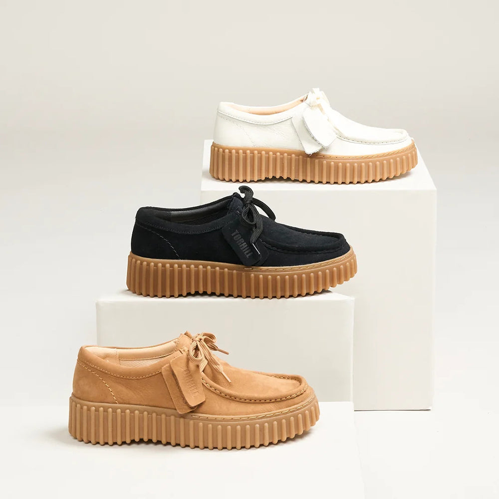 クラークス トーヒルビー Clarks Torhill Bee ブラックスエード レディース シューズ 26172044