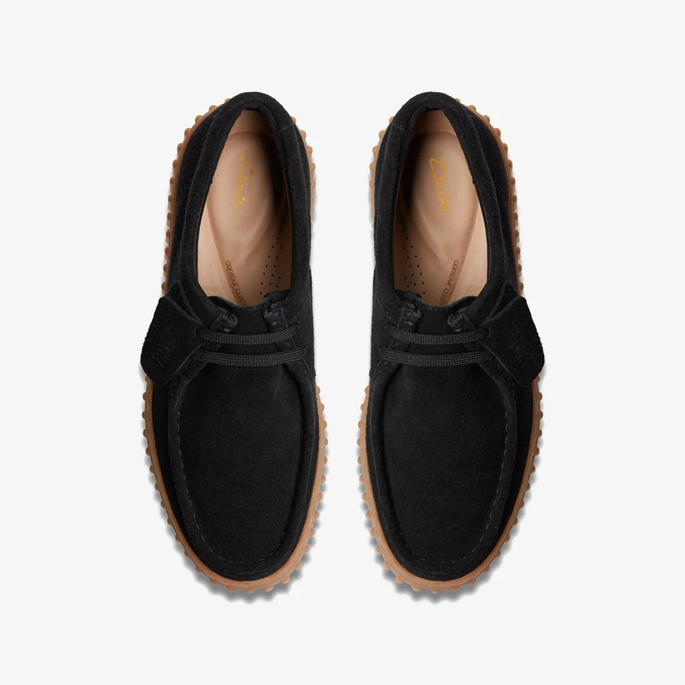 クラークス トーヒルビー Clarks Torhill Bee ブラックスエード レディース シューズ 26172044