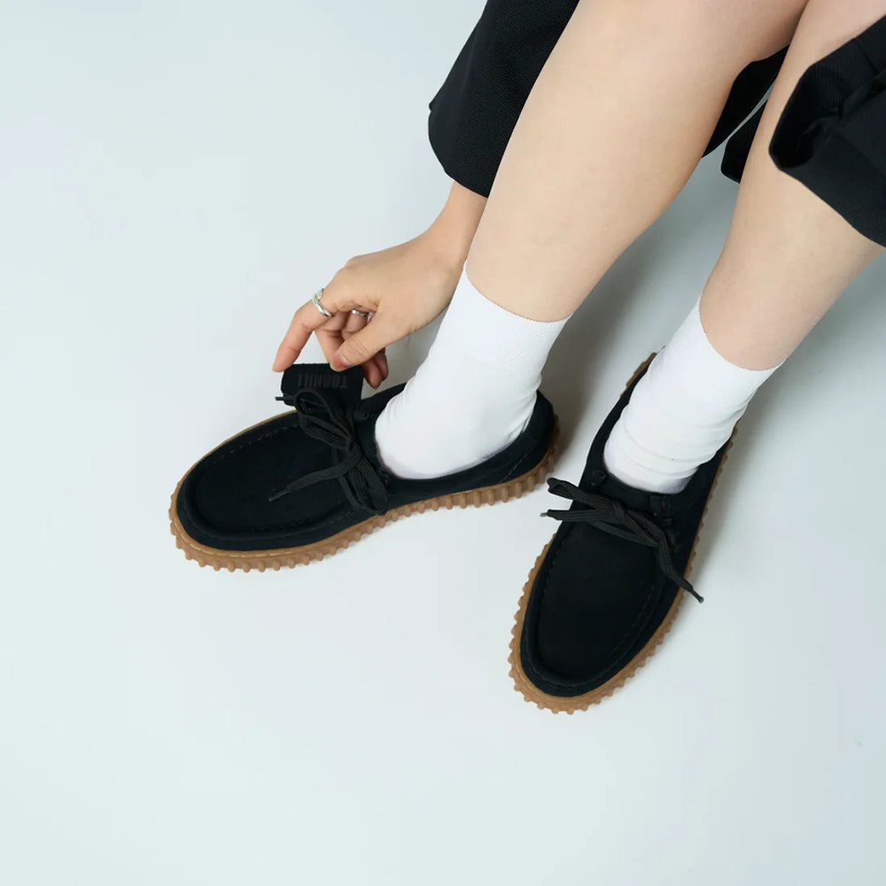 クラークス トーヒルビー Clarks Torhill Bee ブラックスエード レディース シューズ 26172044