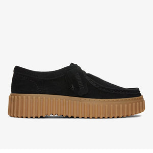Clarks Torhill Bee ブラックスエード 26172044