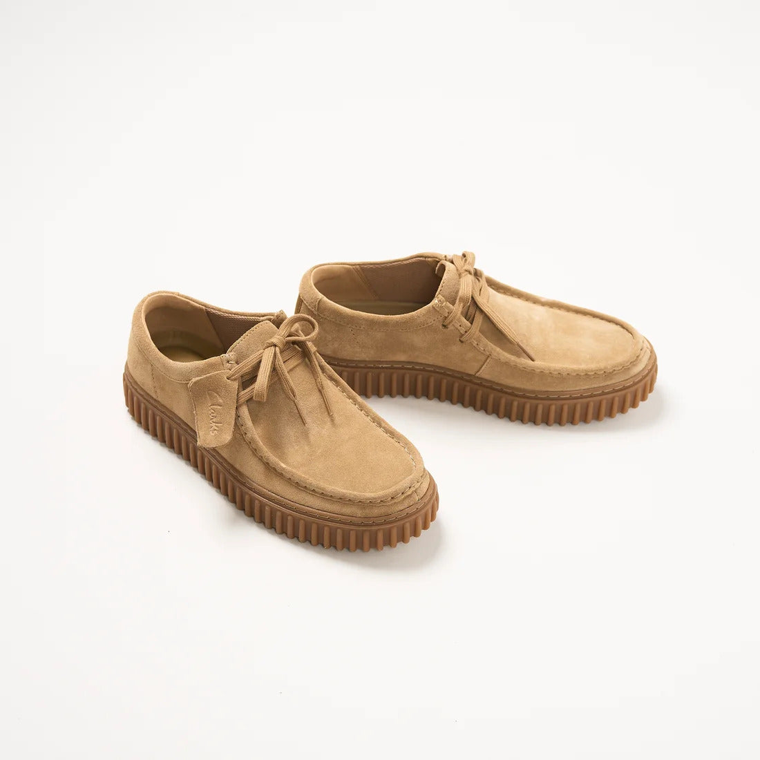 クラークス トーヒルロー Clarks Torhill Lo ダークサンドスエード メンズ シューズ 26173471