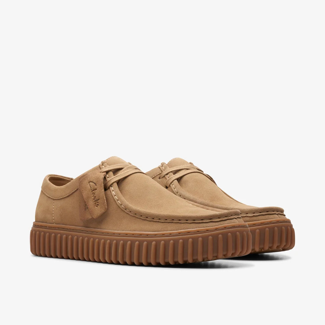 クラークス トーヒルロー Clarks Torhill Lo ダークサンドスエード メンズ シューズ 26173471