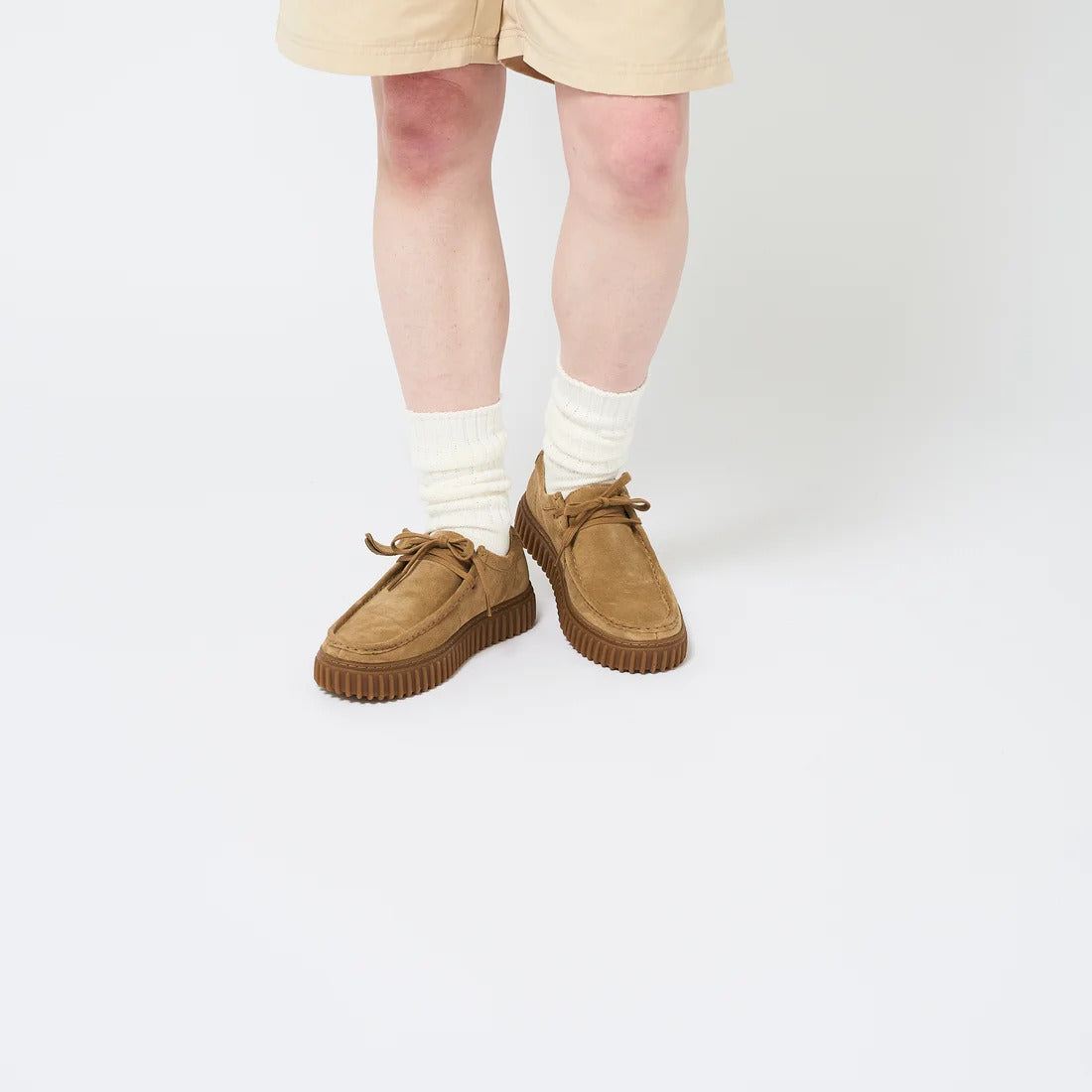クラークス トーヒルロー Clarks Torhill Lo ダークサンドスエード メンズ シューズ 26173471
