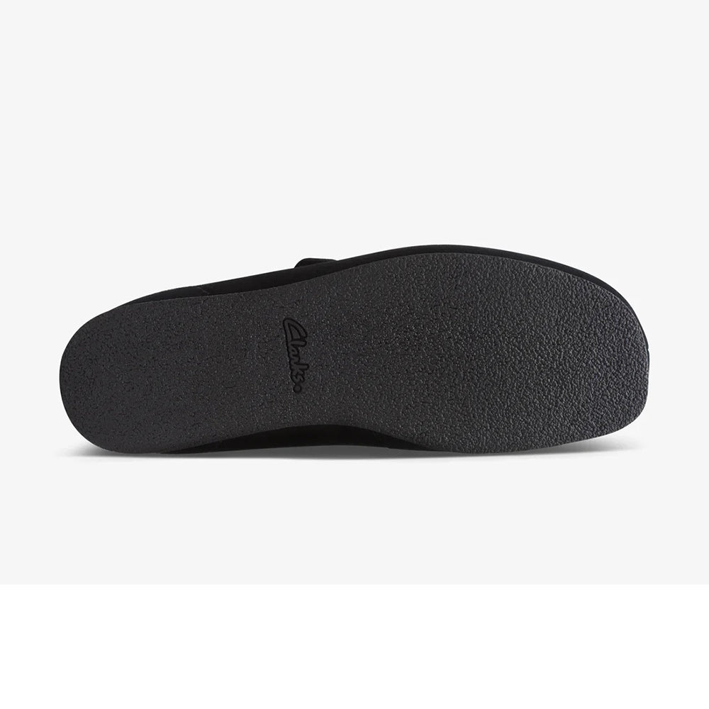 クラークス ワラビーエヴォウォータープルーフ Clarks WallabeeEVO WP ブラックスエード メンズ レディース シューズ 26177833