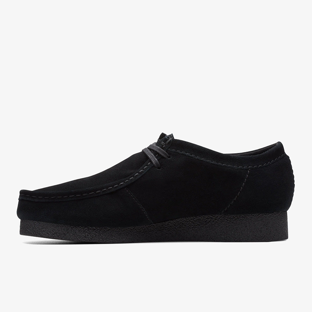 クラークス ワラビーエヴォウォータープルーフ Clarks WallabeeEVO WP ブラックスエード メンズ レディース シューズ 26177833