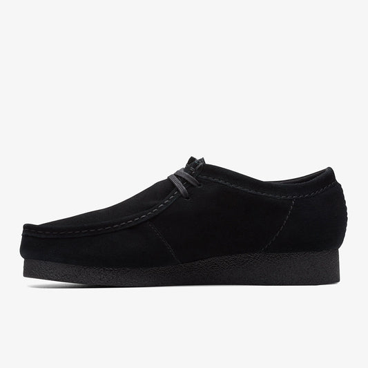 クラークス ワラビーエヴォウォータープルーフ Clarks WallabeeEVO WP ブラックスエード メンズ レディース シューズ 26177833