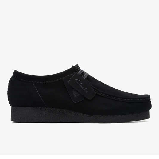 クラークス ワラビーエヴォウォータープルーフ Clarks WallabeeEVO WP ブラックスエード メンズ レディース シューズ 26177833