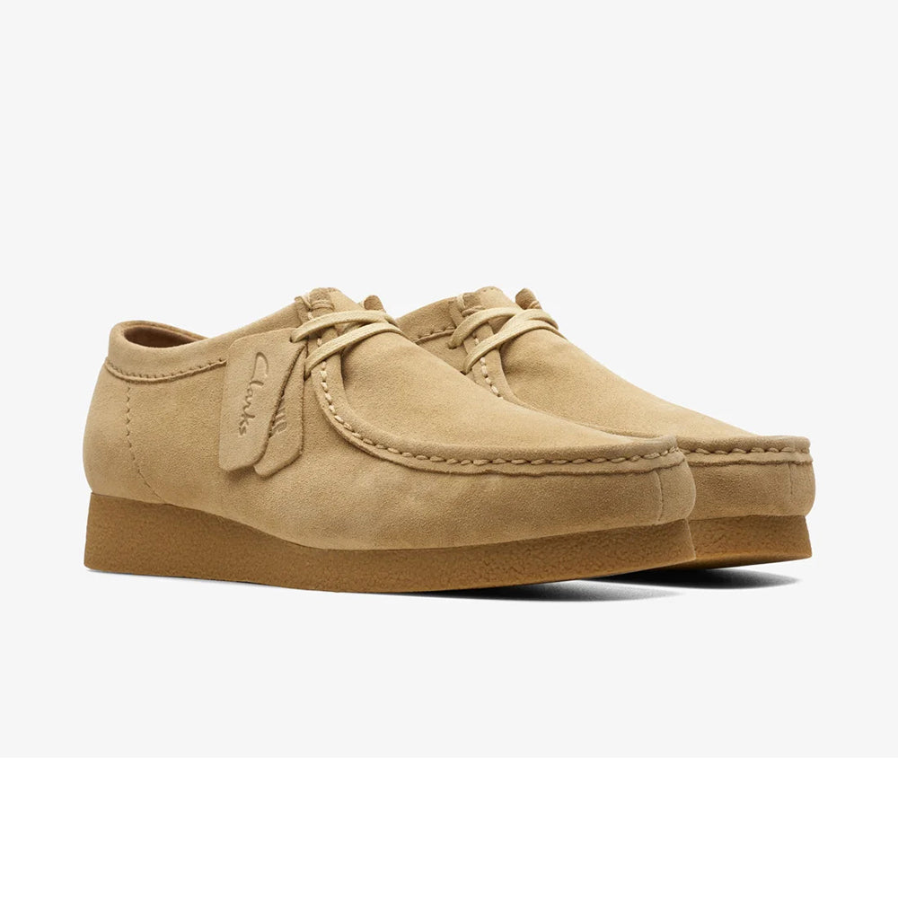 クラークス ワラビーエヴォウォータープルーフ Clarks WallabeeEVO WP メープルスエード メンズ レディース シューズ 26177834