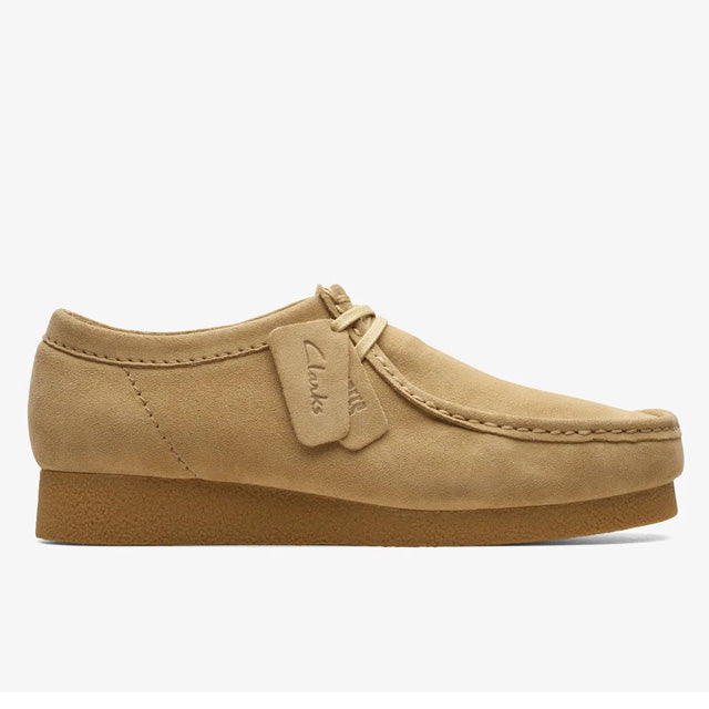 クラークス ワラビーエヴォウォータープルーフ Clarks WallabeeEVO WP メープルスエード メンズ レディース シューズ 26177834