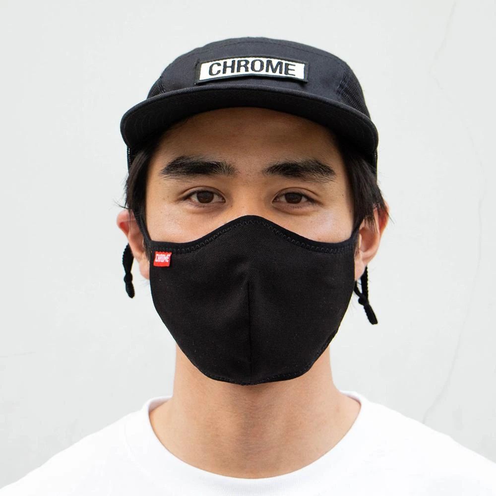クローム マスク 洗える シチズン フェイス マスク CHROME CITIZEN FACEMASK BLACK/WOODLAND CAMO メンズ M/Lサイズ 布マスク おしゃれ SURVIVAL GEAR AC206WCBK