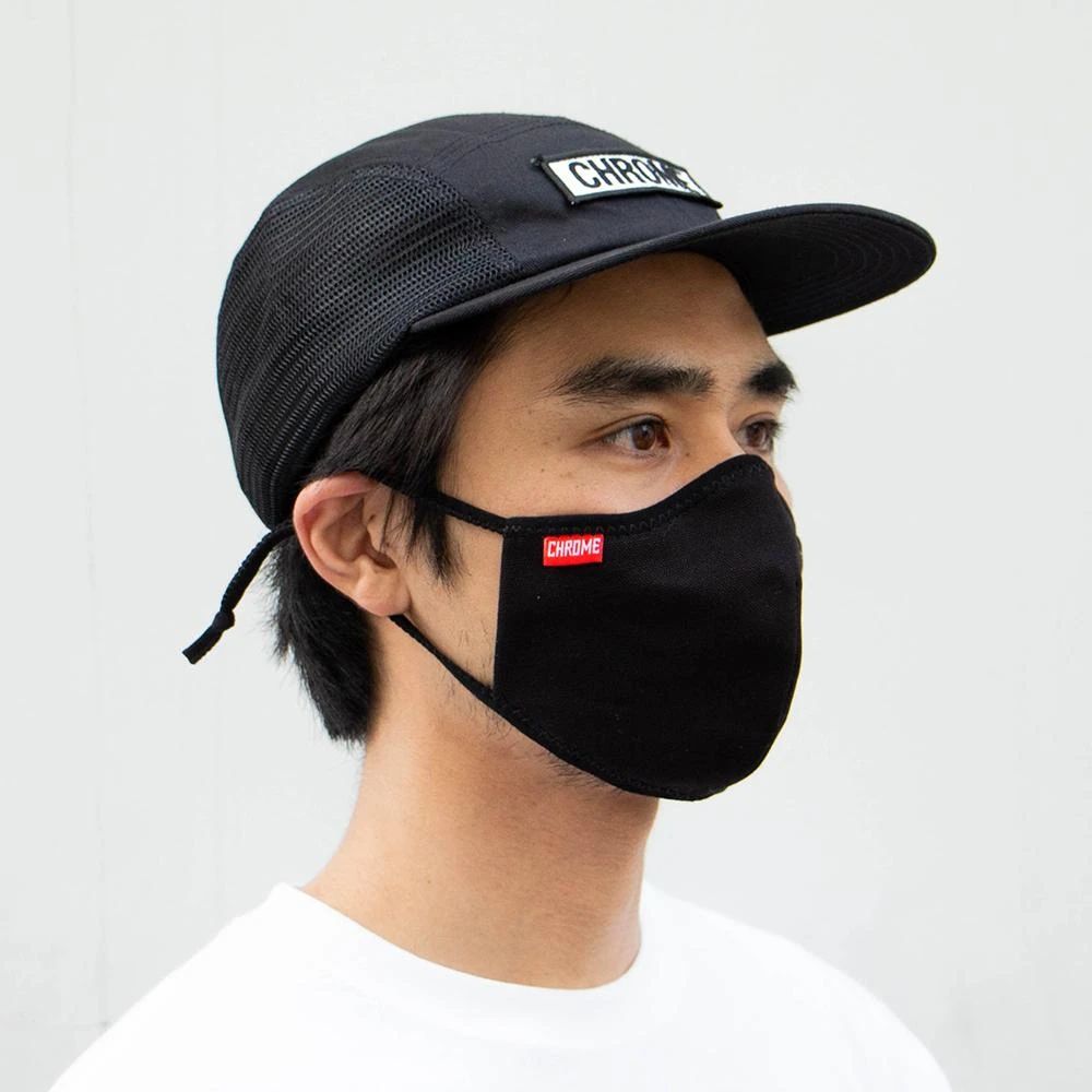 クローム マスク 洗える シチズン フェイス マスク CHROME CITIZEN FACEMASK BLACK/WOODLAND CAMO メンズ M/Lサイズ 布マスク おしゃれ SURVIVAL GEAR AC206WCBK