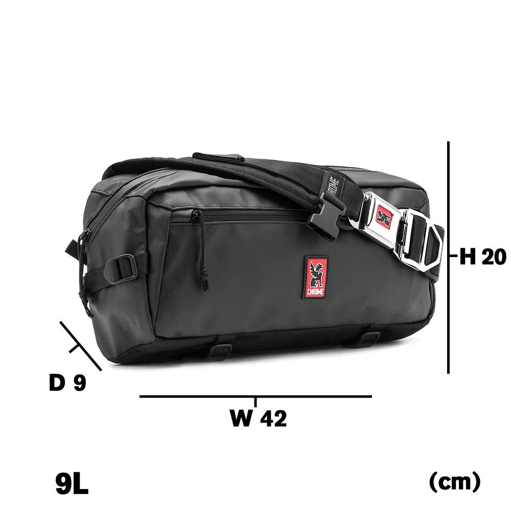 クローム カデット スリング バッグ CHROME KADET SLING BAG BLACK TARP ボディバッグ ★★防水 9L BG196BKTP