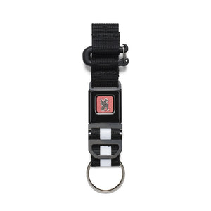 CHROME MINI BUCKLE KEYCHAIN BLACK/BLACK AC249BKBK