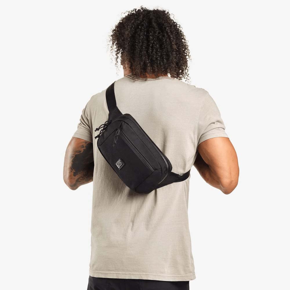 ZIPTOP WAISTPACK 使用例・機能説明（別カラーの参考画像）