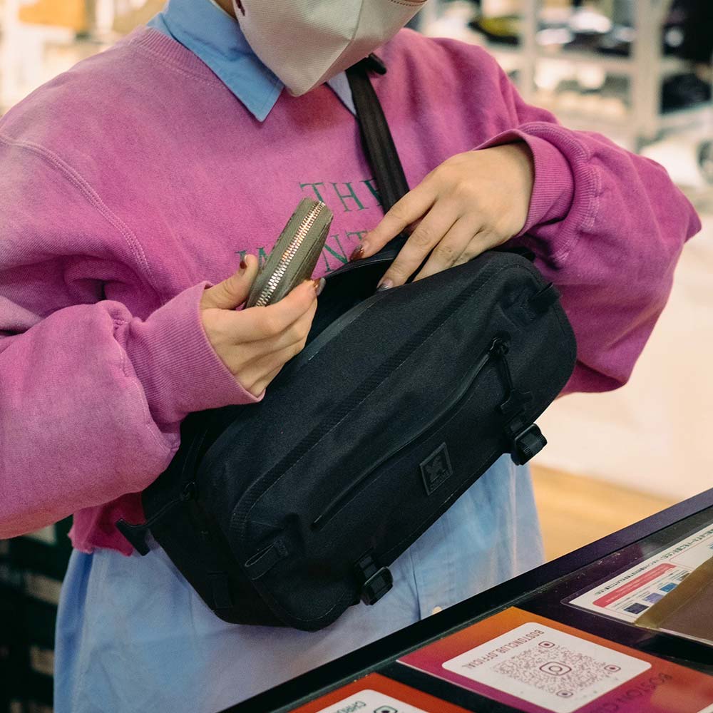 クローム ミニ カデット ウォーター プルーフ CHROME MINI KADET WP BLACK バッグ スリングバッグ ★★★完全防水 5L BG395BK