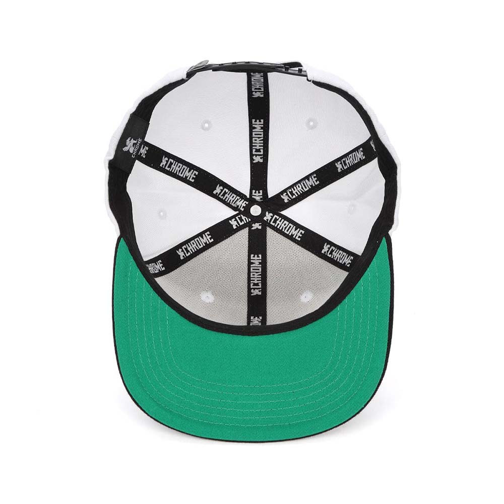 クローム 6 パネル キャップ CHROME 6 PANEL CAP WHITE/BLACK メンズ 帽子 AJ006WTBK
