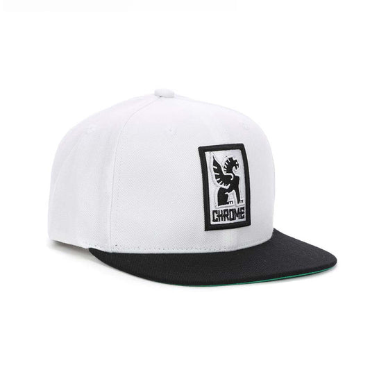 クローム 6 パネル キャップ CHROME 6 PANEL CAP WHITE/BLACK メンズ 帽子 AJ006WTBK
