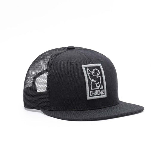 【SALE】 クローム 6 パネル メッシュ キャップ CHROME 6 PANEL MESH CAP BLACK/REFLECTIVE メンズ 帽子 JP204BKRF