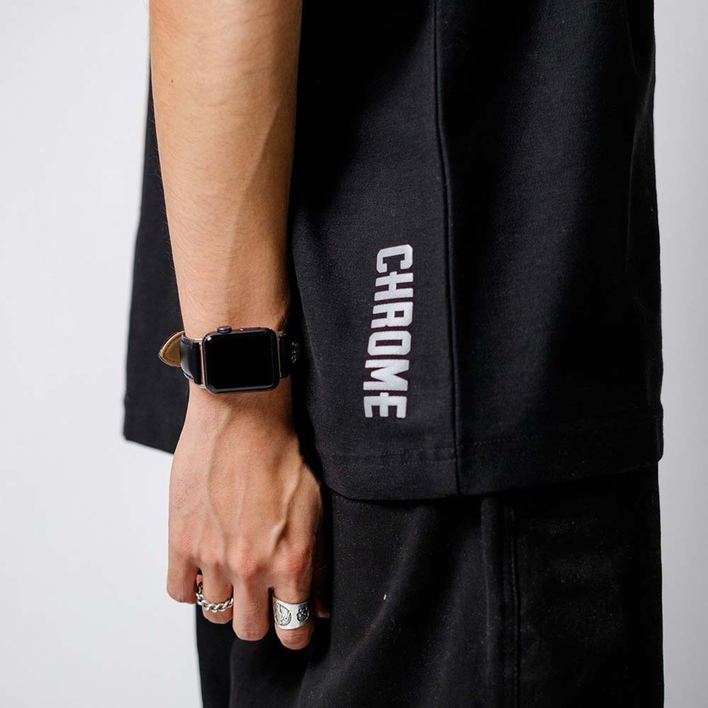 クローム ライムストーン ケーブ ティー ワイドフィット OG ロゴ CHROME LSC TEE WIDE FIT OG LOGO BLACK メンズ Tシャツ 鍾乳洞Tシャツ JP247BK