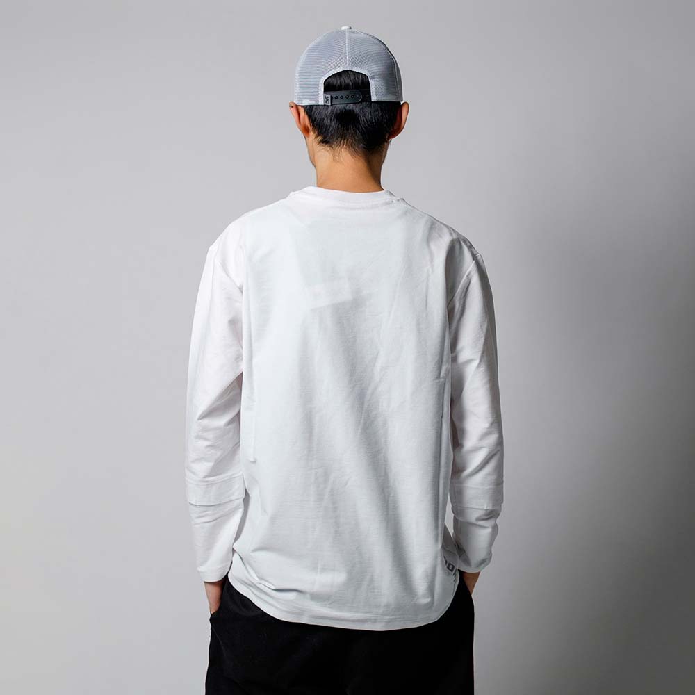 クローム ライムストーン ケーブ LS ティー OG ロゴ CHROME LIMESTONE CAVE LS TEE OG LOGO WHITE メンズ Tシャツ 鍾乳洞Tシャツ JP265WH