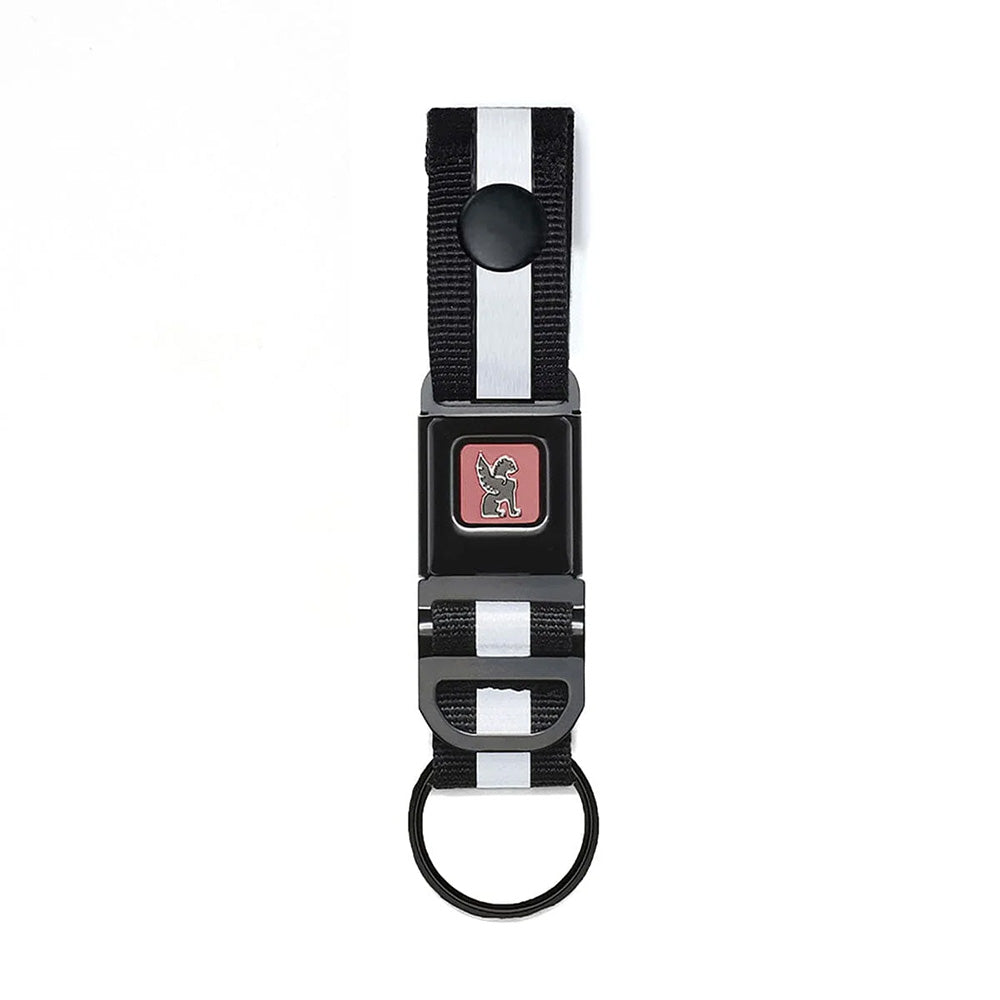 クローム ミニバックル キーチェーン CHROME MINI BUCKLE KEY CHAIN BLACK/ RED/ SILVER バッグ アクセサリー AC103BKRS