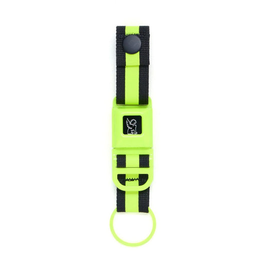 CHROME MINI BUCKLE KEY CHAIN NEON YELLOW AC103NEOY