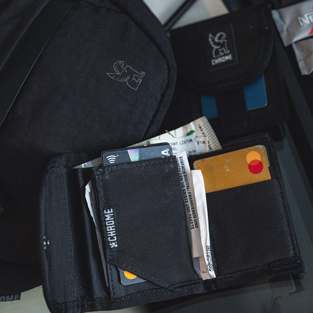 クローム ミニ ウォレット CHROME MINI WALLET BLACK バッグ アクセサリー AJ012BK