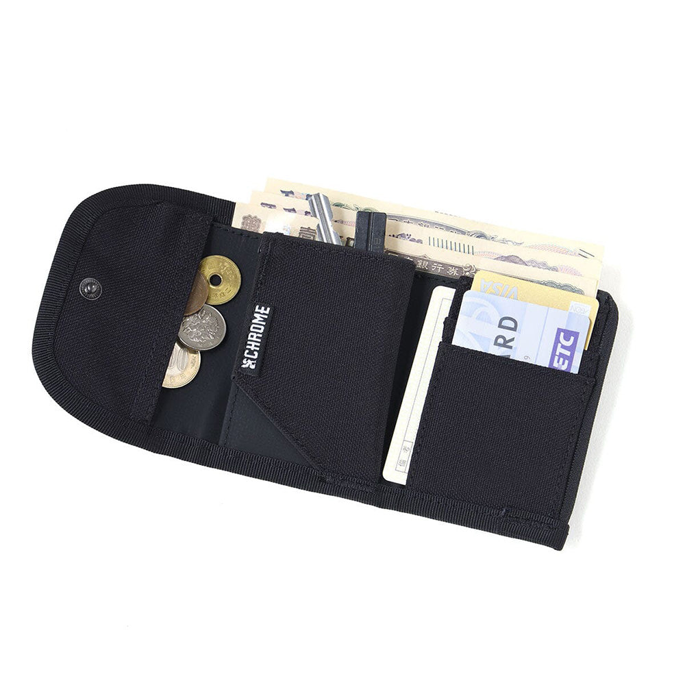 クローム ミニ ウォレット CHROME MINI WALLET BLACK バッグ アクセサリー AJ012BK