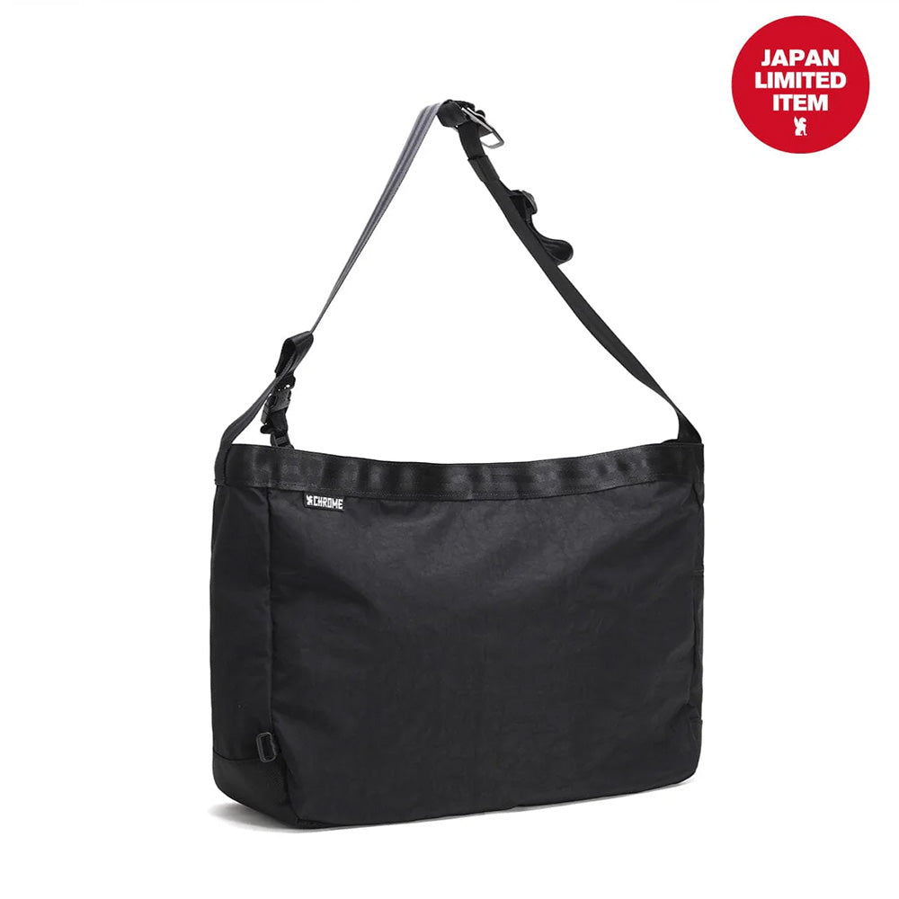 クローム ニュースペーパー メッセンジャー CHROME NEWSPAPER MESSENGER BLACK CRINKLE バッグ メッセンジャーバッグ ★耐水 BJ015BCNL