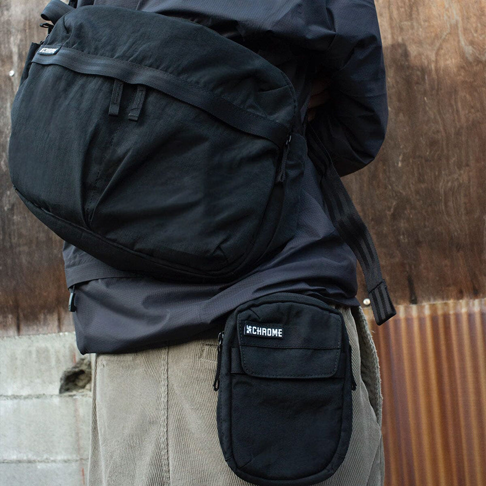 クローム パック フォン ポーチ CHROME PAC PHONE POUCH BLACK CRINKLE バッグ ポーチ ★耐水 AJ003BCNL