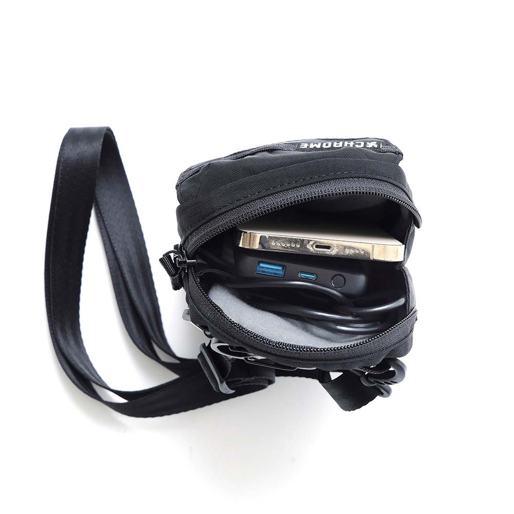 クローム パック フォン ポーチ CHROME PAC PHONE POUCH BLACK CRINKLE バッグ ポーチ ★耐水 AJ003BCNL