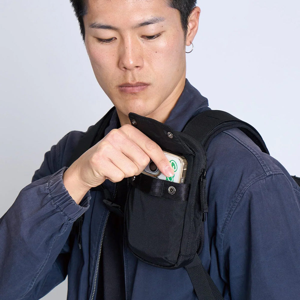 クローム パック フォン ポーチ CHROME PAC PHONE POUCH BLACK CRINKLE バッグ ポーチ ★耐水 AJ003BCNL