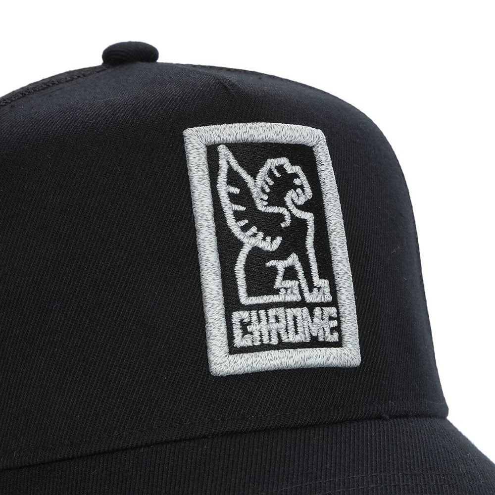 クローム 5 パネル メッシュ キャップ CHROME 5 PANEL MESH CAP BLACK/REFLECTIVE メンズ 帽子 AJ007BKRF