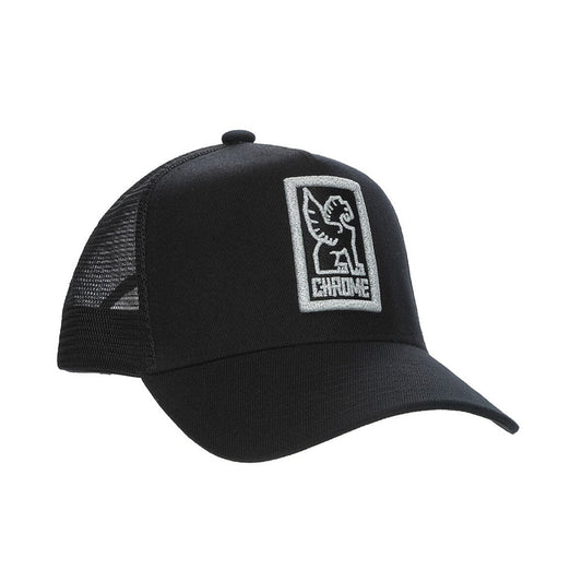 クローム 5 パネル メッシュ キャップ CHROME 5 PANEL MESH CAP BLACK/REFLECTIVE メンズ 帽子 AJ007BKRF