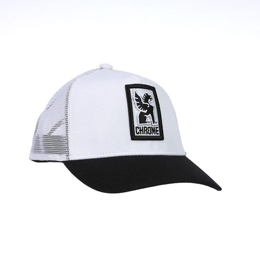 クローム 5 パネル メッシュ キャップ CHROME 5 PANEL MESH CAP WHITE/WHITE/BLACK メンズ 帽子 AJ007WTWB