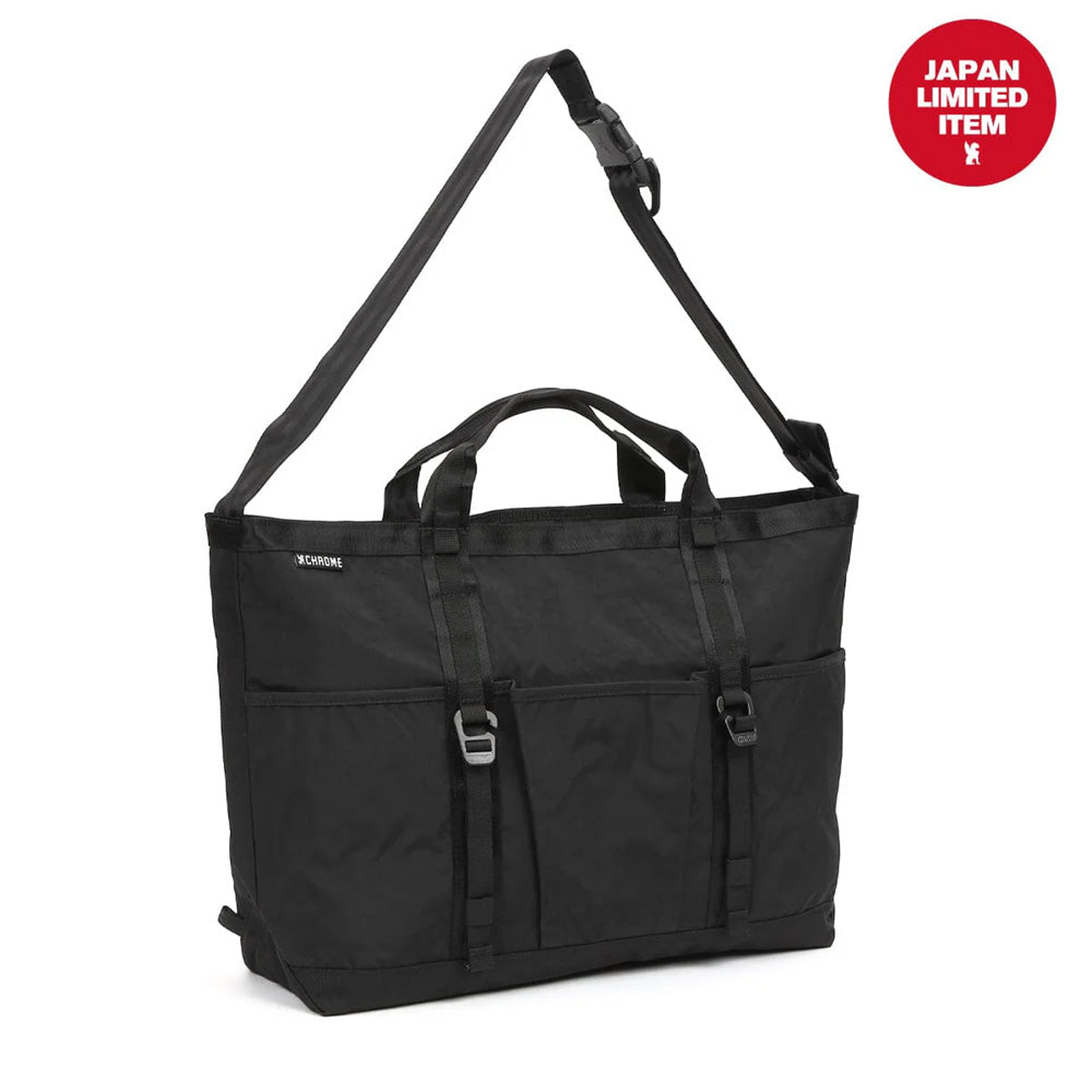 クローム グローサリー トート メッセンジャー 28L CHROME GROCERY TOTE MSNGR 28L BLACK CRINKLE バッグ類 メッセンジャーバッグ BJ004BCNL