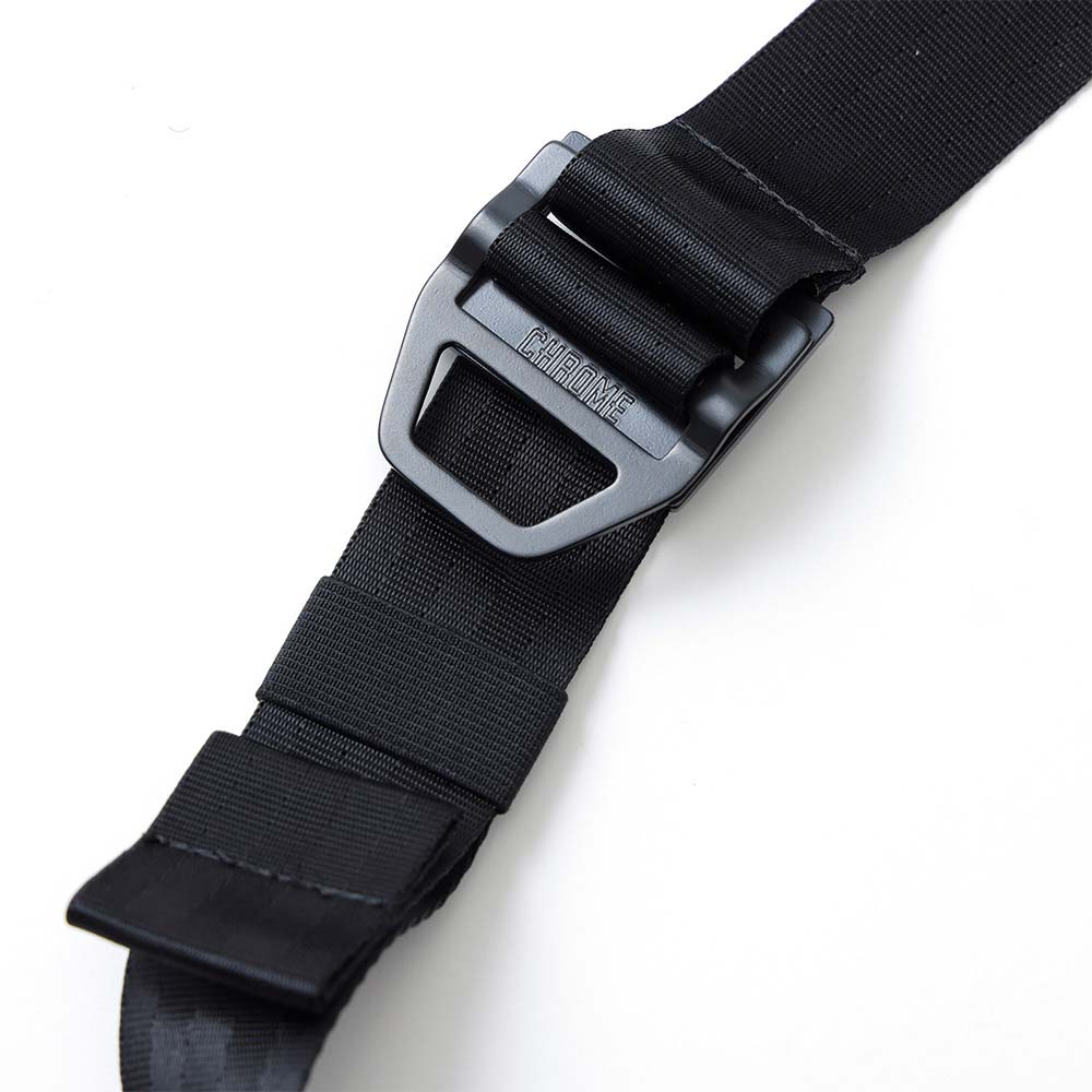 クローム ボット フリップ スリング 5L CHROME BOT FLAP SLING 5L BLACK CANVAS LEATHER バッグ スリングバッグ ★耐水 BJ009BCVL
