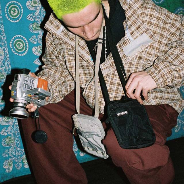 クローム パック ポーチ 2L CHROME PAC POUCH 2L BLACK CANVAS LEATHER バッグ ポーチ ★耐水 BJ010BCVL