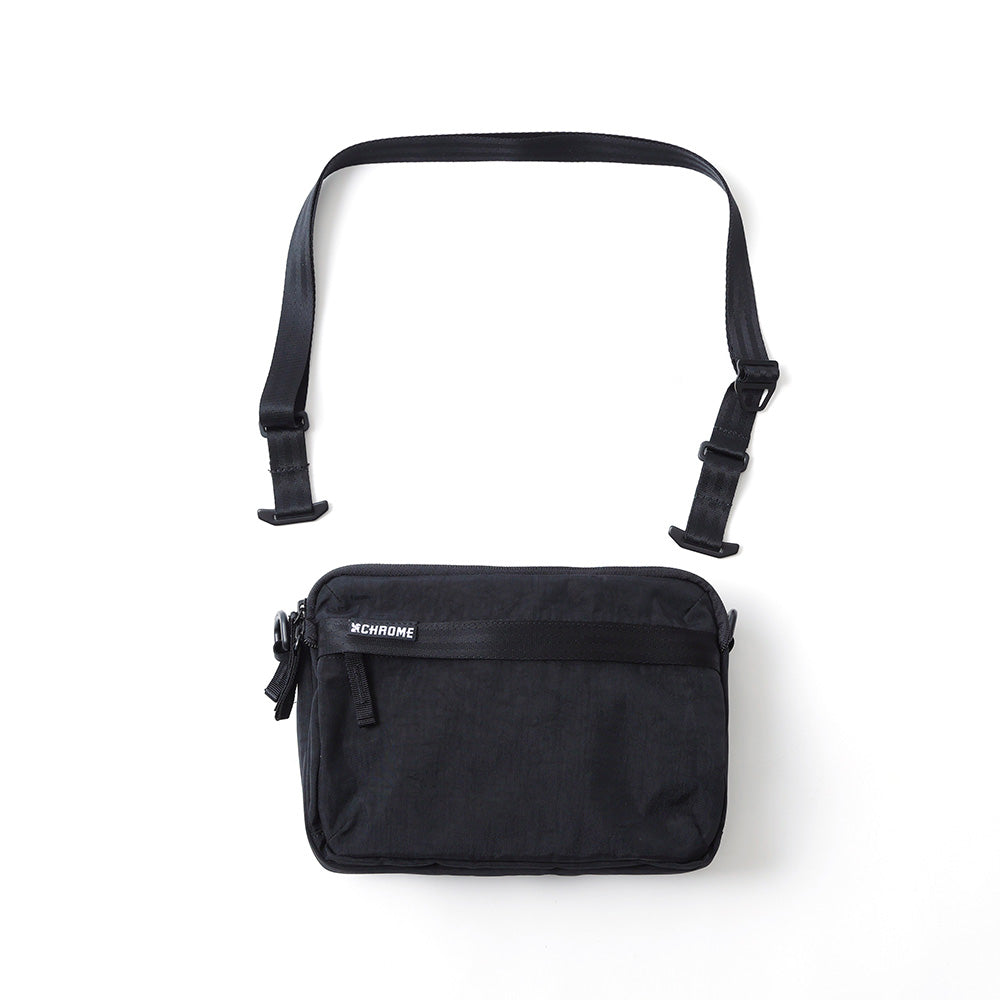 クローム パック ショルダー 3L CHROME PAC SHOULDER 3L BLACK CANVAS LEATHER バッグ ポーチ ★耐水 BJ012BCVL