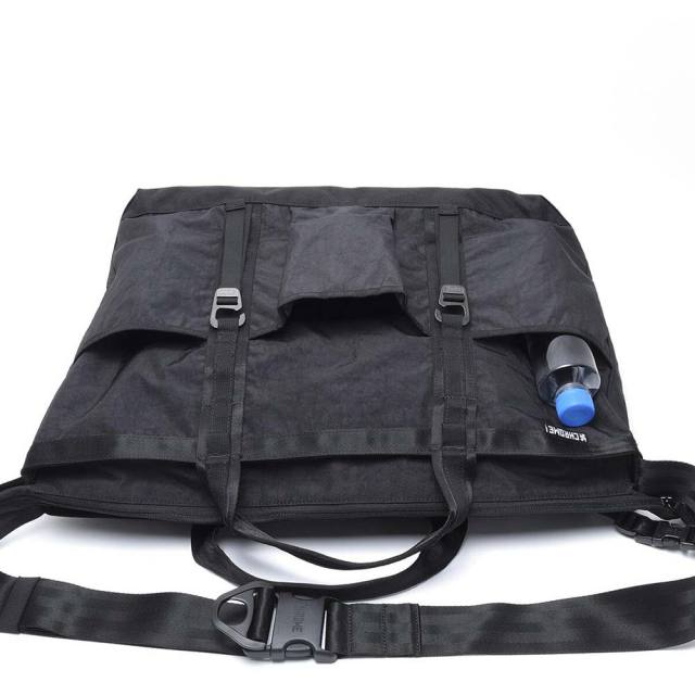 クローム グローサリー トート メッセンジャー 15L CHROME GROCERY TOTE MSNGR 15L BLACK CRINKLE バッグ トートバッグ ★耐水 BJ013BCNL