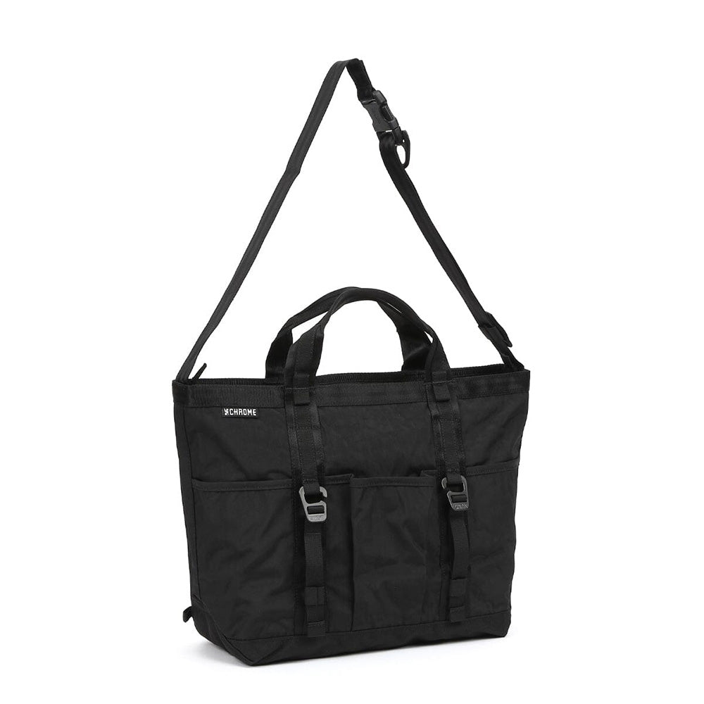 クローム グローサリー トート メッセンジャー 15L CHROME GROCERY TOTE MSNGR 15L BLACK CRINKLE バッグ トートバッグ ★耐水 BJ013BCNL