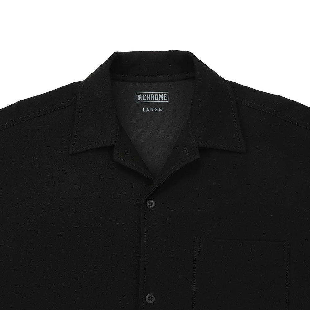 クローム ライムストーン ケーブ シャツ オリジナル ロゴ CHROME LSC SHIRT WIDE FIT OG LOGO BLACK メンズ JP280BK