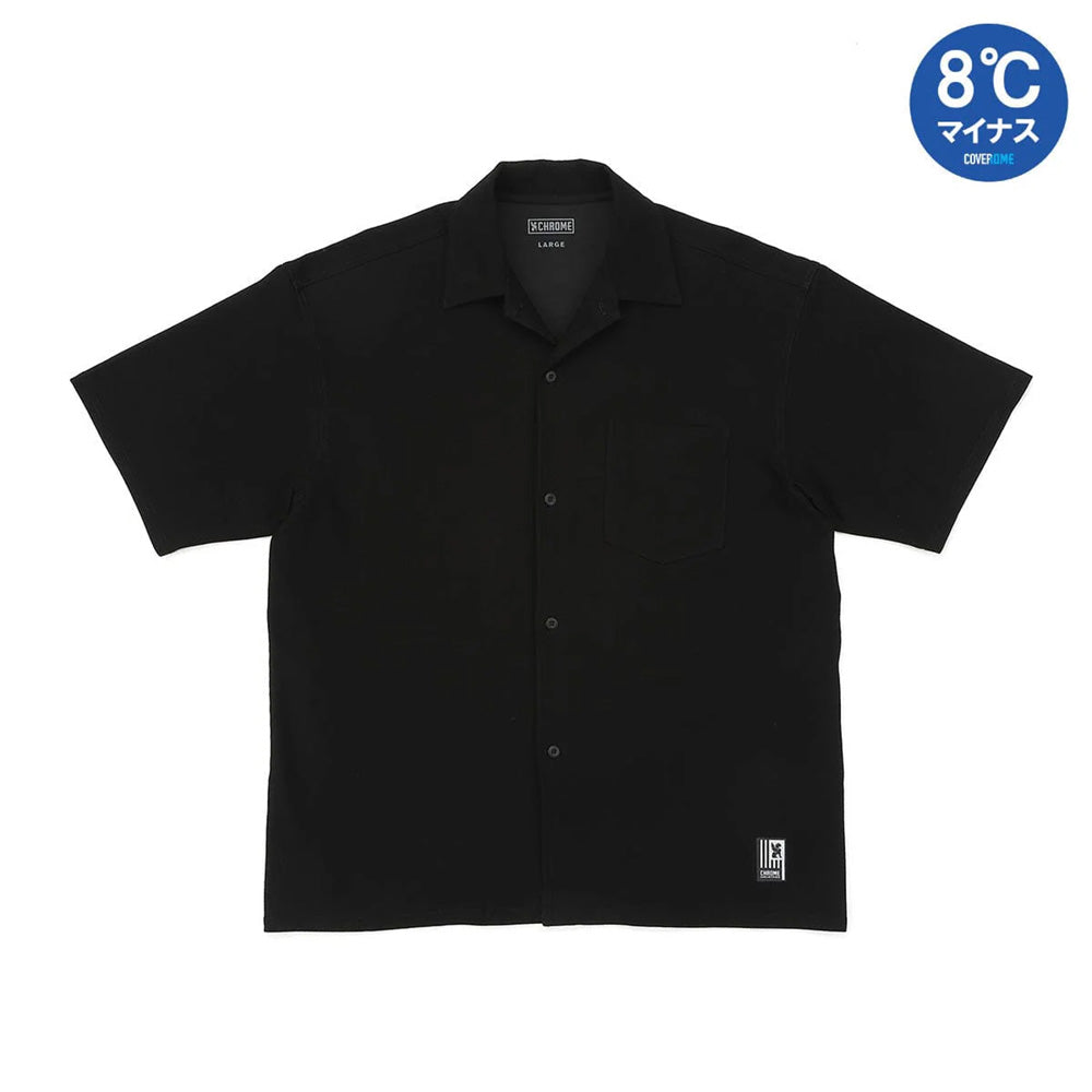 クローム ライムストーン ケーブ シャツ オリジナル ロゴ CHROME LSC SHIRT WIDE FIT OG LOGO BLACK メンズ JP280BK