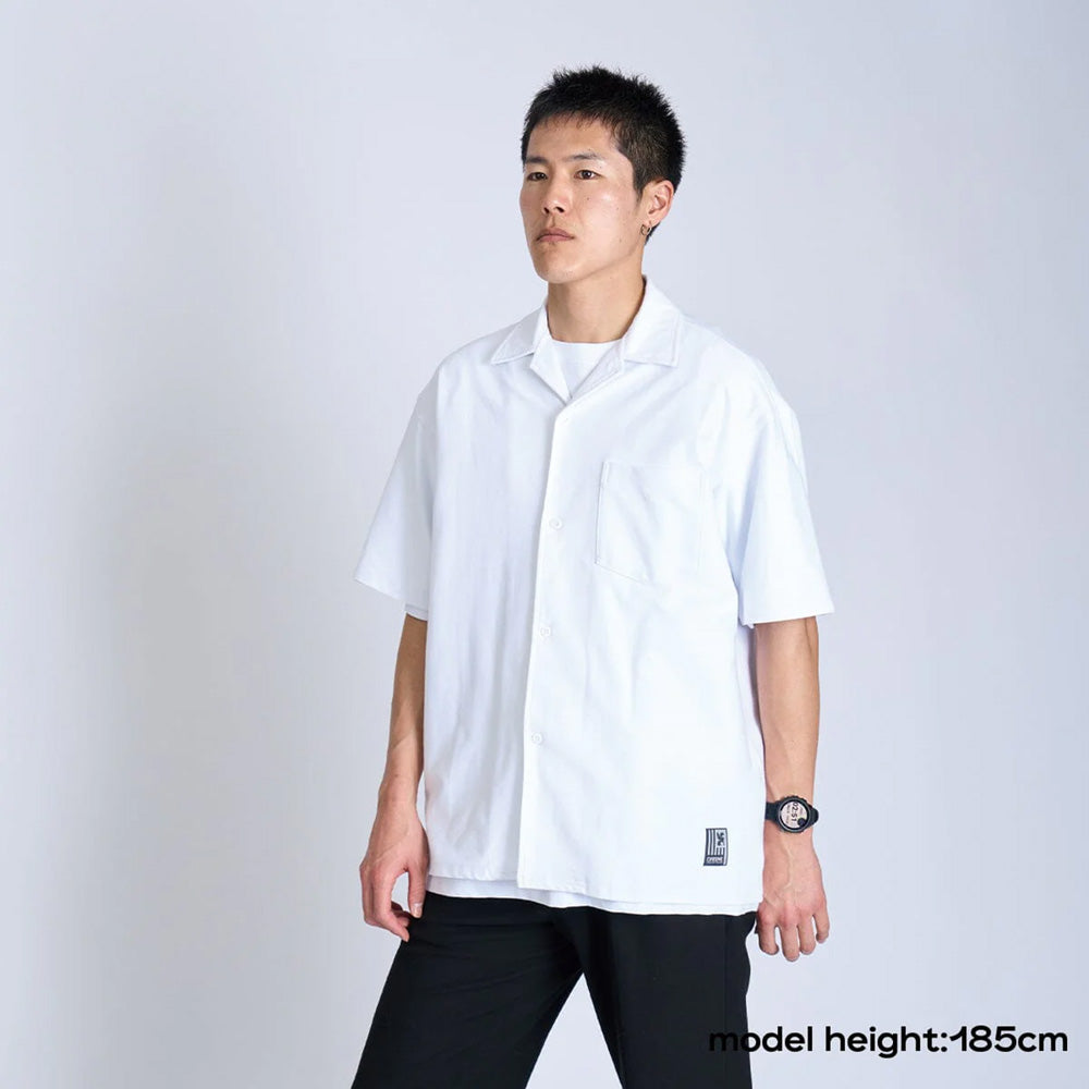 クローム ライムストーン ケーブ シャツ オリジナル ロゴ CHROME LSC SHIRT WIDE FIT OG LOGO WHITE メンズ JP280WH
