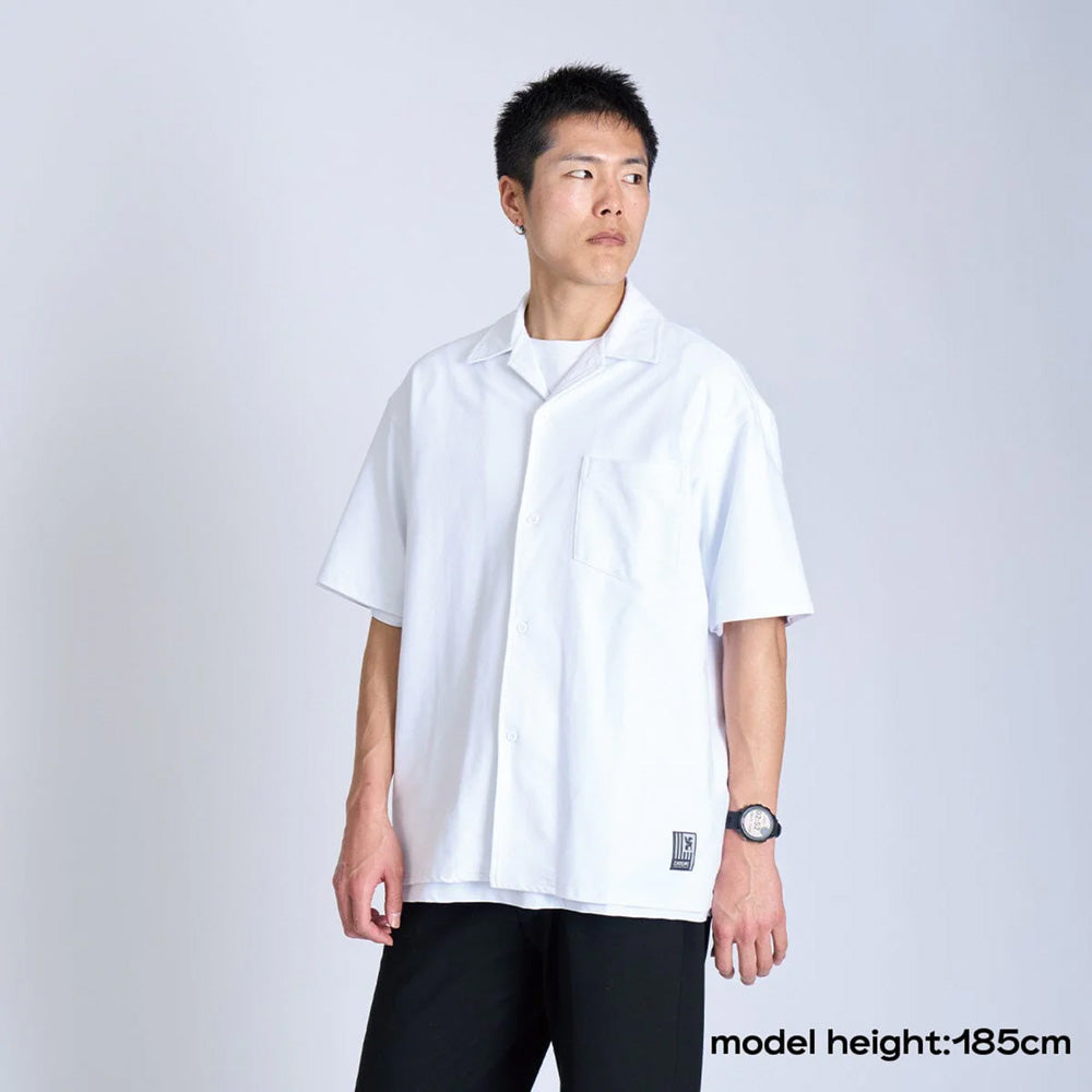 クローム ライムストーン ケーブ シャツ オリジナル ロゴ CHROME LSC SHIRT WIDE FIT OG LOGO WHITE メンズ JP280WH