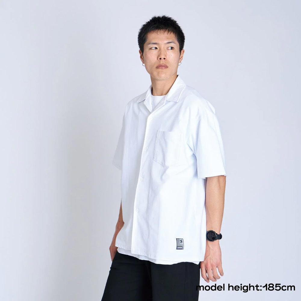クローム ライムストーン ケーブ シャツ オリジナル ロゴ CHROME LSC SHIRT WIDE FIT OG LOGO WHITE メンズ JP280WH