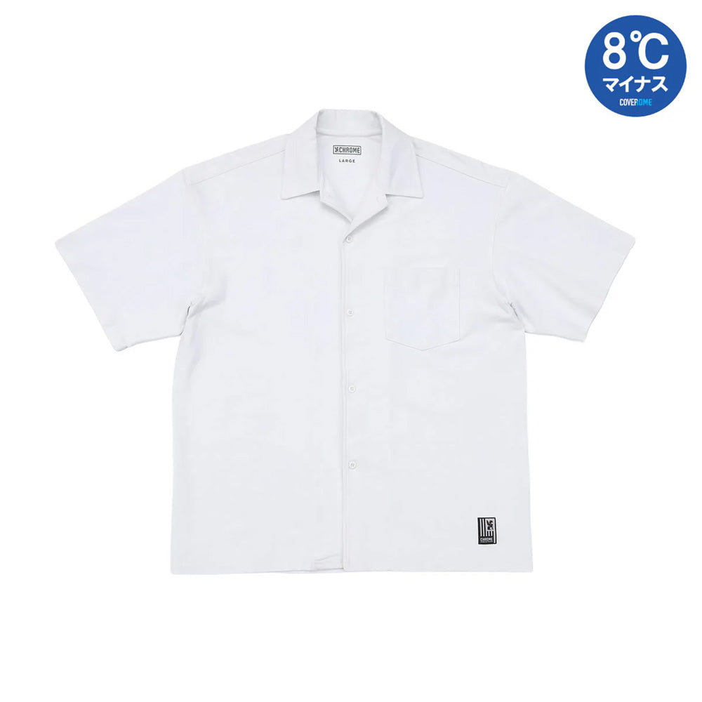 クローム ライムストーン ケーブ シャツ オリジナル ロゴ CHROME LSC SHIRT WIDE FIT OG LOGO WHITE メンズ JP280WH