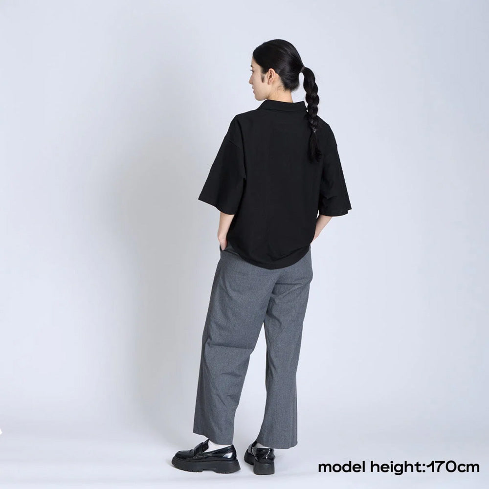 クローム ライムストーン ケーブ ポロ オリジナル ロゴ CHROME LSC POLO WIDE FIT OG LOGO BLACK メンズ JP281BK